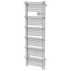 Sèche-Serviettes Électrique|GoodHome Sèche-serviettes électrique à inertie sèche Solna blanc 750W