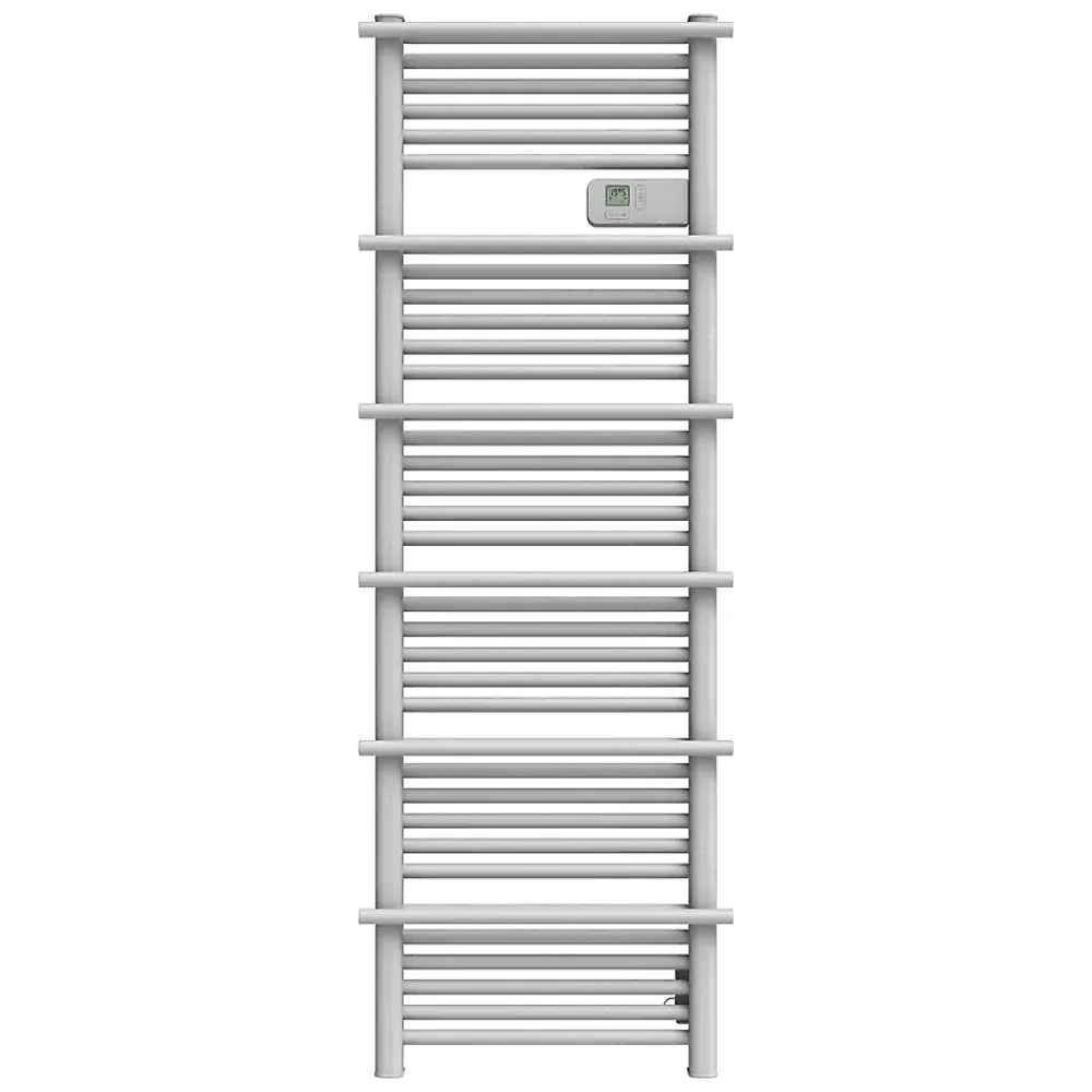 Sèche-Serviettes Électrique|GoodHome Sèche-serviettes électrique à inertie sèche Solna blanc 750W