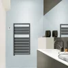 Acova Sèche-serviettes électrique à inertie fluide Astrakan anthracite 500W