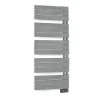 Deltacalor Sèche-serviettes électrique asymétrique 750W gris clair 7.5m²