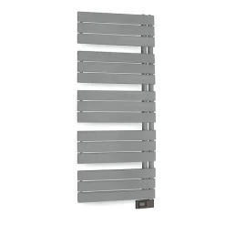 Deltacalor Sèche-serviettes électrique asymétrique 750W gris clair 7.5m²