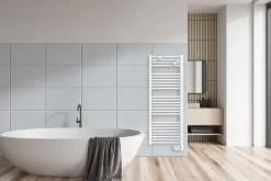 Noirot Sèche-serviettes électrique à inertie fluide Flobain II 500W