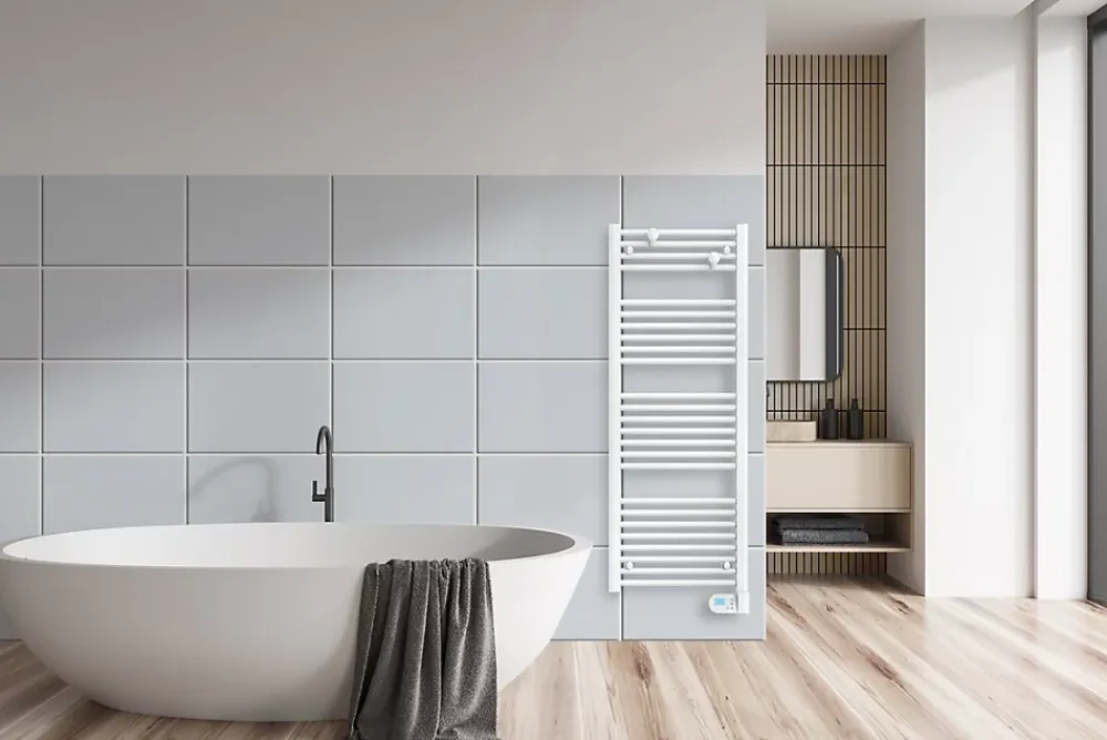 Noirot Sèche-serviettes électrique à inertie fluide Flobain II 500W