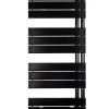 Deltacalor Sèche-serviettes électrique asymétrique 500W noir 5m²