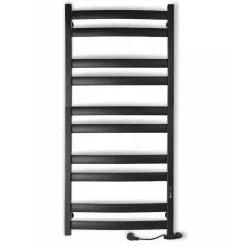 Sèche-Serviettes Électrique|Laris Sèche-serviettes électrique ATLANT 500x1200 avec minuterie ECO, 300W, Noir