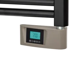 Deltacalor Sèche-serviettes électrique à inertie fluide Papillon2 500W noir