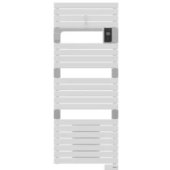 Sèche-Serviettes Soufflant|Sauter Sèche-serviettes électrique à inertie fluide Asama connectable blanc 750W + soufflerie 1000W