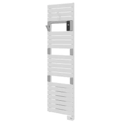 Sèche-Serviettes Soufflant|Sauter Sèche-serviettes électrique à inertie fluide Asama connectable blanc 750W + soufflerie 1000W