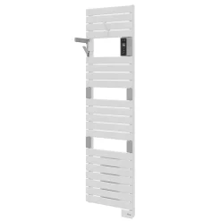 Sèche-Serviettes Soufflant|Sauter Sèche-serviettes électrique à inertie fluide Asama connectable blanc 750W + soufflerie 1000W