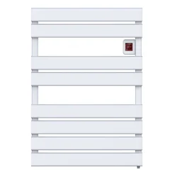 Sèche-serviettes électrique à inertie fluide Kalia Cameron blanc soufflerie 500W