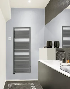 Acova Sèche-serviettes électrique à inertie fluide Astrakan gris 750W