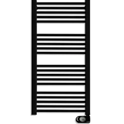 HJM Sèche-serviettes électrique à inertie sèche , 750 W, Noor, Noir