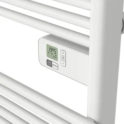 Sèche-Serviettes Électrique|GoodHome Sèche-serviettes électrique à inertie sèche Solna blanc 750W 7 m²