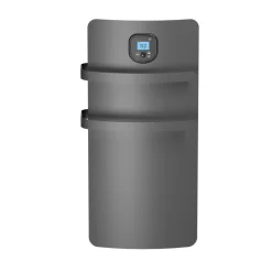 Sèche-Serviettes Soufflant|Noirot Sèche-serviettes électrique à inertie sèche Anuri gris 500W + soufflerie 700W