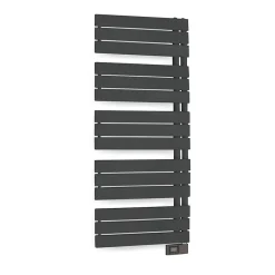 Deltacalor Sèche-serviettes électrique asymétrique 750W anthracite 7.5m²