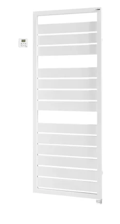 Sèche-Serviettes Électrique|Acova Sèche-serviettes électrique à inertie fluide Astrakan blanc 750W