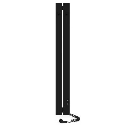 Sèche-Serviettes Électrique|Laris Sèche-serviettes électrique BOSTON 150x1200 avec minuterie ECO, 120W, Noir