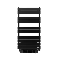 Delonghi Sèche-serviettes électrique à inertie fluide Phorum anthracite 500W + soufflerie 1000W