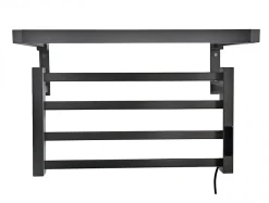 Sèche-Serviettes Soufflant|Pureline Sèche-serviettes électrique avec étagère gris anthracite 55W