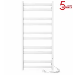 Sèche-Serviettes Électrique|Laris Sèche-serviettes électrique ATLANT 500x1200 avec minuterie ECO, 300W, Blanc