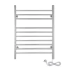 Sèche-Serviettes Électrique|WarmlyYours Sèche-serviettes électrique chrome 150W , Dimensions: 81.2cm x 60 cm