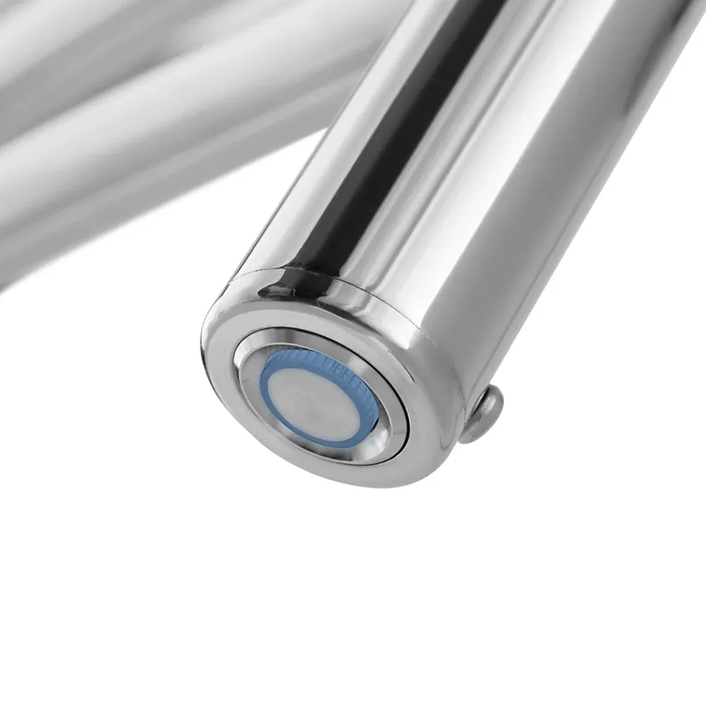 Sèche-Serviettes Électrique|WarmlyYours Sèche-serviettes électrique chrome 150W , Dimensions: 81.2cm x 60 cm
