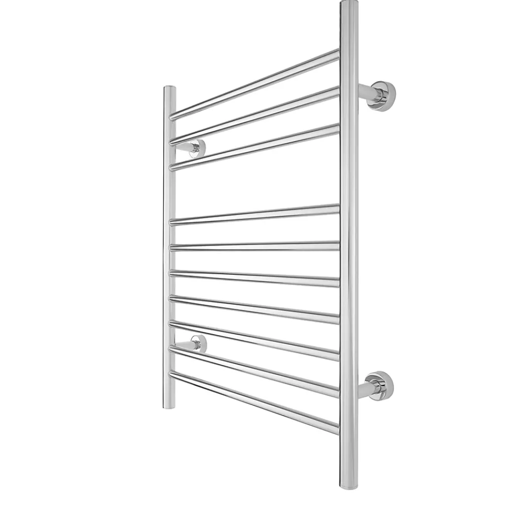 Sèche-Serviettes Électrique|WarmlyYours Sèche-serviettes électrique chrome 150W , Dimensions: 81.2cm x 60 cm