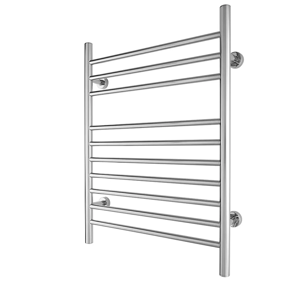 Sèche-Serviettes Électrique|WarmlyYours Sèche-serviettes électrique chrome 150W , Dimensions: 81.2cm x 60 cm