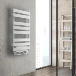 Sèche-Serviettes Soufflant|Deltacalor Sèche-serviettes électrique à inertie fluide Vento 500W + soufflerie 1000W