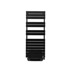 Sèche-Serviettes Soufflant|Delonghi Sèche-serviettes électrique à inertie fluide Ghibli noir 700W + soufflerie 1000W