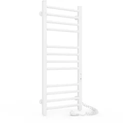 Sèche-Serviettes Électrique|Laris Sèche-serviettes électrique ALFA 350x900 avec minuterie ECO, 160W, Blanc