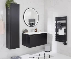 Delonghi Sèche-serviettes électrique à inertie fluide Marquis noir 500W