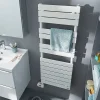 Delonghi Sèche-serviettes mixte électrique / eau chaude en acier De’Longhi Portobello blanc 700W