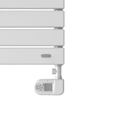 Delonghi Sèche-serviettes mixte électrique / eau chaude en acier De’Longhi Portobello blanc 700W