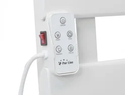 Sèche-Serviettes Soufflant|Pureline Sèche-serviettes mural aluminium display LED et WiFi 500W