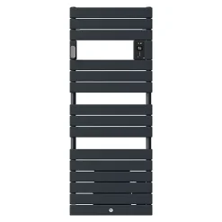 Thermor Sèche-serviettes Riviera 2 avec soufflerie 1500W gris ardoise - - 498511
