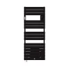 Thermor Sèche-serviettes Riviera 2 mixte avec soufflerie 1750W noir carbone - - 490238