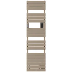 Thermor Sèche-serviettes Riviera 2 étroit avec soufflerie 1500W brun sable - - 498253