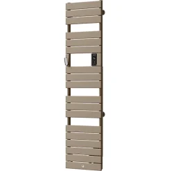 Thermor Sèche-serviettes Riviera 2 étroit avec soufflerie 1500W brun sable - - 498253