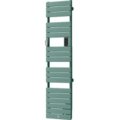 Thermor Sèche-serviettes Riviera 2 étroit avec soufflerie 1750W vert eucalyptus - - 498263