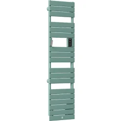 Thermor Sèche-serviettes Riviera 2 étroit avec soufflerie 1750W vert eucalyptus - - 498263