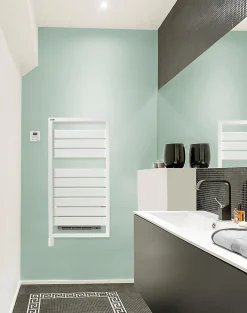 Acova Sèche-serviettes soufflant électrique Astrakan +Air 500 + soufflerie 1000W blanc