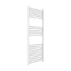 Sèche-Serviettes Eau Chaude|Kiamami Valentina Sèche-Serviettes 50X120cm En Acier Blanc Avec 23 Tubes Horizontaux