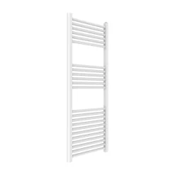 Sèche-Serviettes Eau Chaude|Kiamami Valentina Sèche-Serviettes 50X120cm En Acier Blanc Avec 23 Tubes Horizontaux