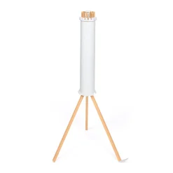 Etendoir À Linge|IDMarket Séchoir à linge à rayons rotatif et pliable capacité 21M blanc et bois
