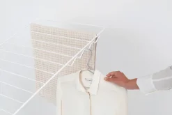 Brabantia Séchoir à linge Hangon blanc 25 m + cintres