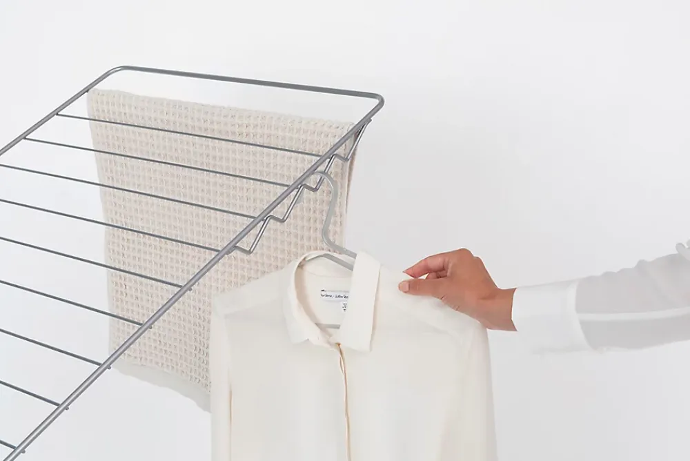 Etendoir À Linge|Brabantia Séchoir à linge Hangon gris metalic 25 m