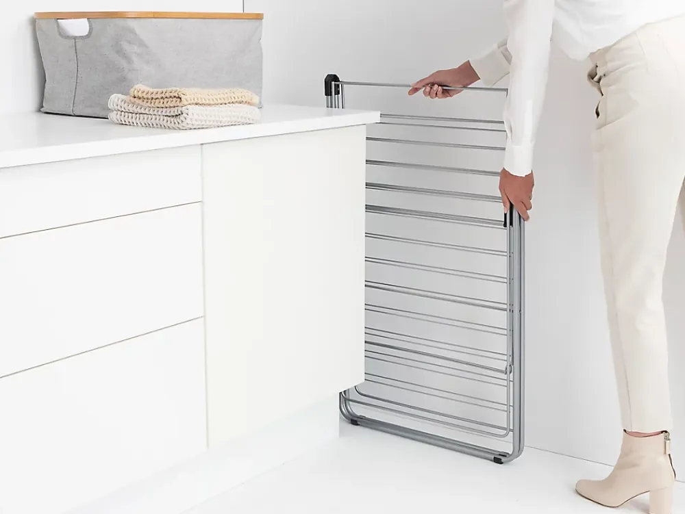 Etendoir À Linge|Brabantia Séchoir à linge Hangon gris metalic 25 m