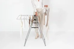 Etendoir À Linge|Brabantia Séchoir à linge Hangon gris metalic 15 m