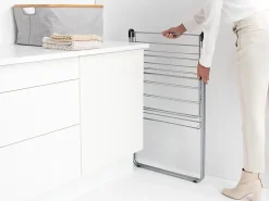 Etendoir À Linge|Brabantia Séchoir à linge Hangon gris metalic 15 m